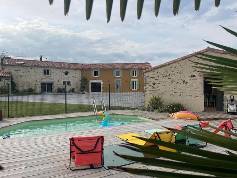 Gite La Vie En Couleur 14 Personnes Saint-Paul-en-Gâtine Esterno foto