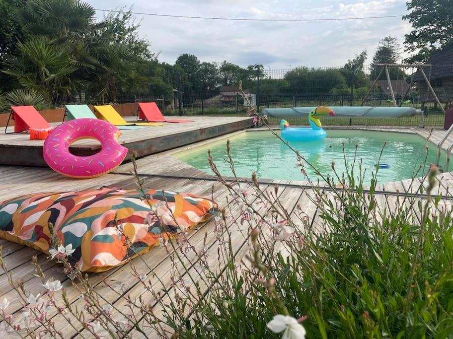 Gite La Vie En Couleur 14 Personnes Saint-Paul-en-Gâtine Esterno foto